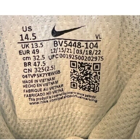 Nike Savage Pro 2 Shark White/Red Men’s Size 14.5 BV5448-104 - Picture 7 of 7